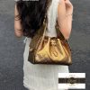 Túi Chanel Hobo 2025 Màu Vàng kim đậm Vip 01