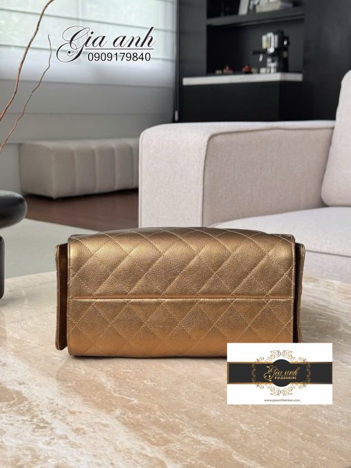 Túi Chanel Hobo 2025 Màu Vàng kim đậm Vip
