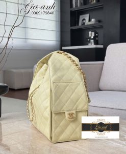 Túi Chanel Hobo Size Lớn Màu Vàng Vip 01