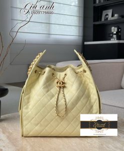 Túi Chanel Hobo Size Lớn Màu Vàng Vip 01