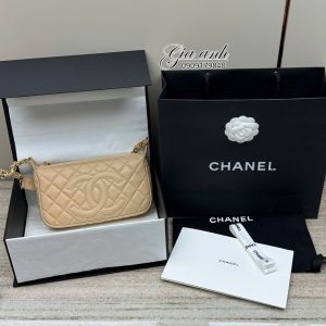 Túi Xách Chanel Siêu Cấp vip Like Auth màu kem 01