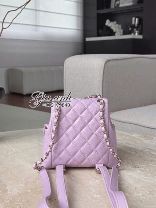 Balo Chanel Duma mini Màu Tím Vip 04
