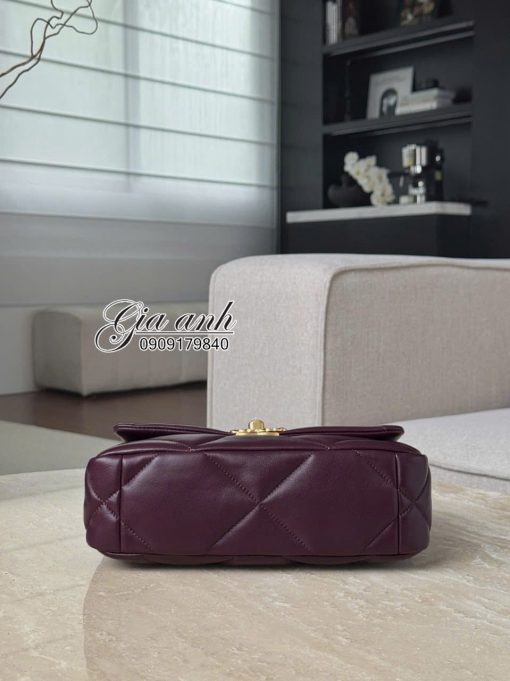 Túi Chanel 19 Vip màu new 2025 Đỏ rượu 01