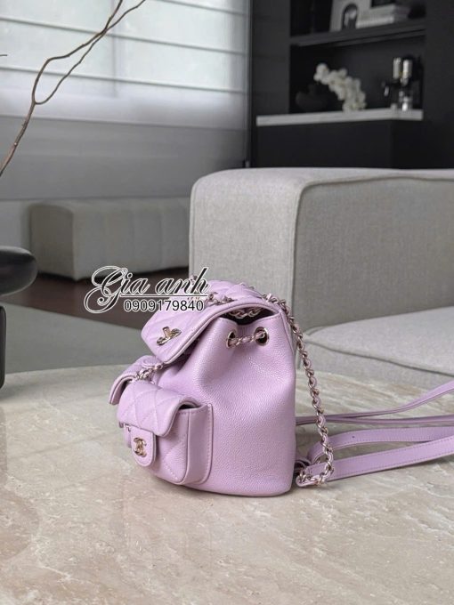 Balo Chanel Duma mini Màu Tím Vip 03