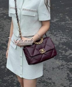 Túi Chanel 19 Vip màu new 2025 Đỏ rượu 3