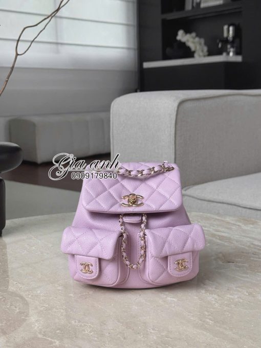 Balo Chanel Duma mini Màu Tím Vip 02